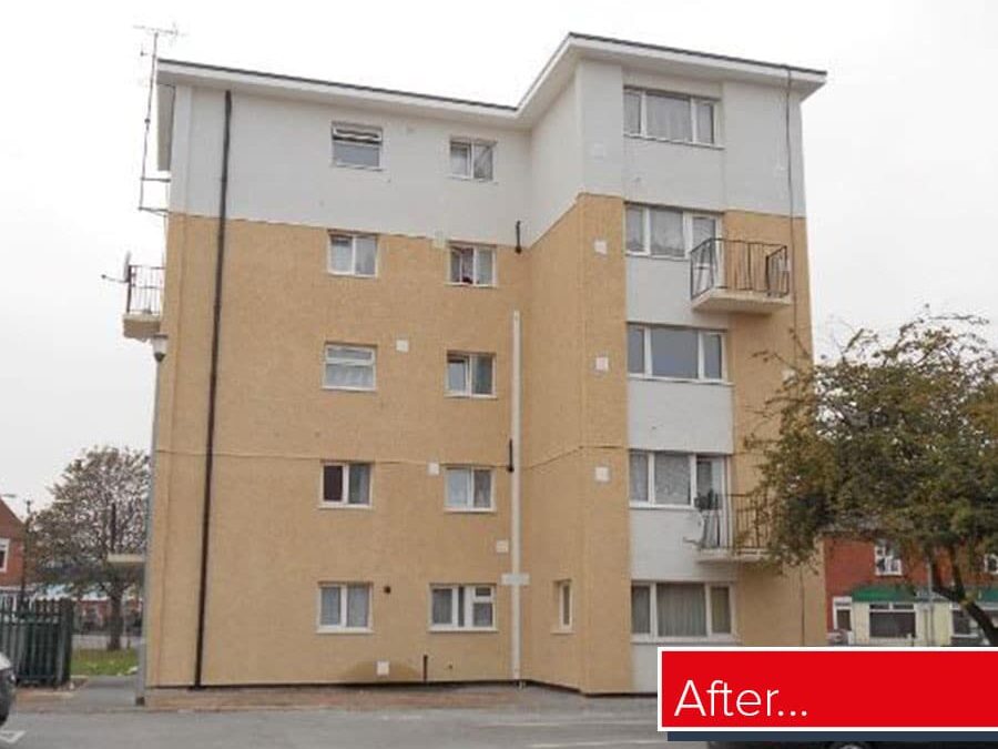 Rendering Newark, Chatham Court